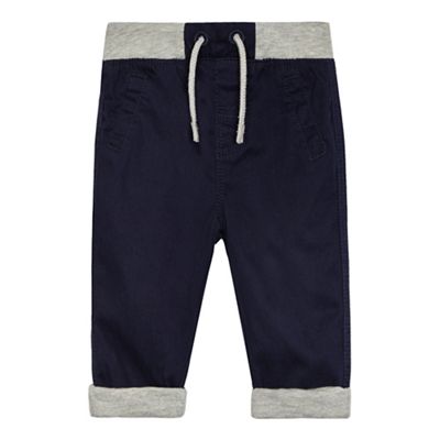bluezoo Baby boys' navy trousers